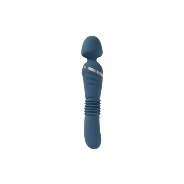 Vibrador Hitachi Dual y Penetrador Azul